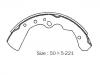 Zapata de freno Brake Shoe Set:41060-G3225