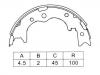 Brake Shoe Set:S4653-01260